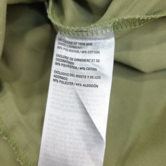 5.11 Tactical Shirt Womens Medium Spitfire Shooting Button Roll Sleeve Mosstone - Picture 7 of 7